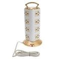 thumbnail image 2 of PEACNNG Golden USB Power Strip with Portable Handle Fireproof ABS Vertical Tower Design for Home 3 Sockets, 2 of 10