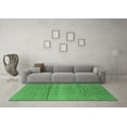 thumbnail image 3 of Ahgly Company Indoor Rectangle Solid Emerald Green Modern Area Rugs, 2' x 3', 3 of 4