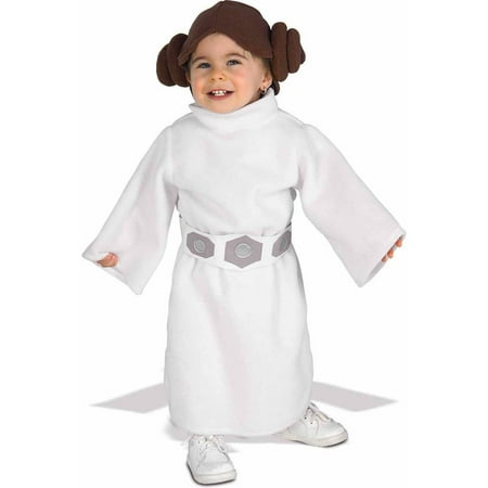 Star Wars Princess Leia Fleece Toddler Halloween Costume, for ages 1-2 years, 24 (Ahmed Best Star Wars)