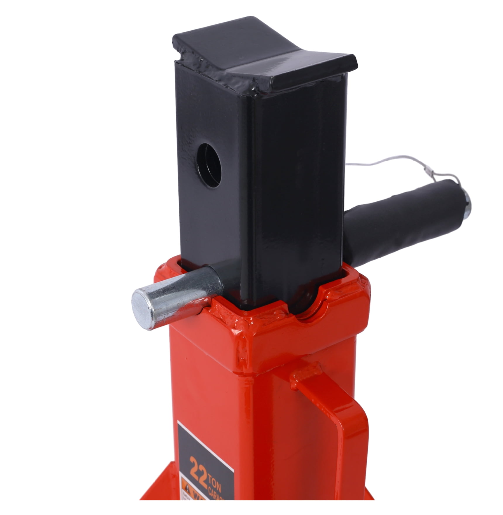 Car Jack Stands 22 Ton - Heavy Duty, Professional, Locking - 44,000 lb Capacity, Red, 2 Pack