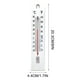 thumbnail image 3 of Termómetro de pared para interiores y exteriores | Medidor de temperatura de -50 a 50 °C / -60 a 120 °F | Estación meteorológica para casa, oficina, jardín e invernadero, 3 of 9