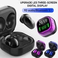 thumbnail image 2 of New S6 Plus Wireless Bluetooth Eardphone Led Color Screen Digital Display Tws 5.1 Headset Waterproof And Noise Reduction - Earphones &amp; Headphones, 2 of 6
