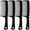 Black-4P, variant on TECHMILY Wide Tooth Combs for Curly and Long Hair, Lightweight Detangling Combs