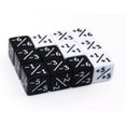 thumbnail image 1 of GHSDFBB 12Pcs Dice Counters Token Loyalty Dice D6 Dice Cube Compatible with MTG,Magic The Gathering, CCG, Card Games Accessory (Black White), 1 of 1