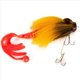 thumbnail image 2 of 2X Señuelo de Pesca de Ratón de Mosca Señuelo de Agua Dulce de Agua Salada Señuelos de Pesca con Mosca Suave con Anzuelos Dobles Amarillo, 2 of 5