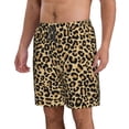 thumbnail image 2 of Fuzoiu Leopard Print Print Men's Beach Shorts,Men's Swim Trunks,Quick Dry Board Shorts with Pockets,Men's Bathing Suits for Surfing, Running, and Casual Wear-XX-Large, 2 of 6