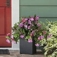 thumbnail image 2 of Artificial Fake Flowers Plants for Outdoor Decoration, Realistic Faux Petunias Silk Flower UV Resistant No Fade Floral for Home Outside Garden Balcony Yard Porch Indoor Decor, 1Pc(Pink,27x17"), 2 of 9
