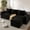 Black, variant on Guqiart L-Shaped Cloud Couch Sectional Sofa, 104" Convertible Modular Deep Seat with Double-Layer Cushion & Headrest - for Living Room, Cream Beige