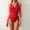 Red, variant on Swimming Women Resort Ready Piece Swimwear for Styling with Strappy Design and Lace Black S