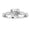 Platinum, variant on 0.65 Ctw Platinum Petite Curving Heart Shape GIA Certified Diamond Engagement Ring (0.5 Ct E Color SI2 Clarity Center Stone)