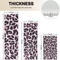 thumbnail image 4 of Pink and Black Of Leopard Print Kitchen Rugs Sets Of 3,Kitchen Runner Rugs Non Skid Washable,Decorative Kitchen Floor Mats for Kitchen,Sink,Laundry,17"x30"+ 17"x47" + 17"x59", 4 of 6