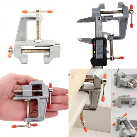 

Aluminum Small Jewelers Hobby Clamp On Table Bench Vise Mini Tool