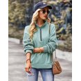 thumbnail image 2 of REDHOTYPE Sweat-Shirt d'Hiver Veste à Fermeture Éclair Décontracté pour Femmes, 2 of 6