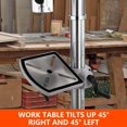 thumbnail image 4 of 15 in Floor Drill Press, 7.5 Amp 120V Pure Copper Motor, 288-3084 RPM Variable Speed Cast Iron Bench Drill Press, 0-45° Tilting Worktable, Tabletop Drilling Machine for Wood Metal, 4 of 8