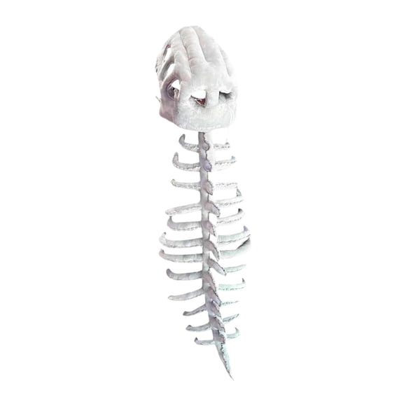 Dinosaurio Disfraz Esqueleto Accesorio de Diseño Realista de Decoración de Vertebral de Dinosaurio en Terciopelo Adecuado
