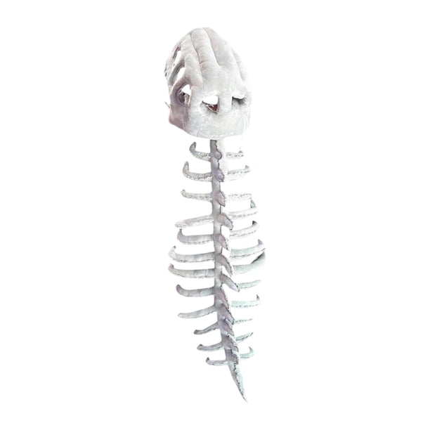 Dinosaurio Disfraz Esqueleto Accesorio de Diseño Realista de Decoración de Vertebral de Dinosaurio en Terciopelo Adecuado