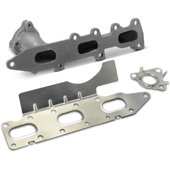 A-Premium Left Side [DOHC 6Cyl 3.5L] Engine Exhaust Manifold W/Gaskets Fit for Ford F-150 F150 2011-2016, Expedition 2015-2017 & Lincoln Navigator 2015-2017