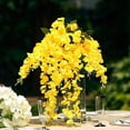 thumbnail image 3 of BalsaCircle 5 Bushes 44" Yellow Hanging Artificial Wisteria Flowers Vine Garland, 3 of 6
