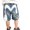Blue#9527, variant on BOOMNY Toddler Boys Denim Shorts Wide Leg Short Jeans for Boys Casual Graphic Elastic Waist Streetwear Cozy Denim Shorts for Children