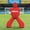 Red, variant on FORZA Hockey Giant Goalkeeper Mannequin – Inflatable Training Dummy for Field Hockey Drills