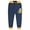 Navy digger, variant on QEFJNO Toddler and Little Boys Cotton Pull On Active Jogger Pants Casual Sweatpants with Drawstring 1Pcs Navy Digger 3T
