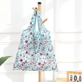 thumbnail image 3 of Tote Bag Eco-friendly Large Capacity Portable Print Square Storage Polyester Foldable Design Beach Bag Vacation Use, 3 of 9