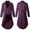 Purple, variant on Mens Gothic Tailcoat Steampunk Medieval Lapel Tuxedo Solid Lightweight Button Trench Coats Stage Performance Costumes Purple
