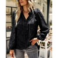 thumbnail image 4 of Blusa de manga larga para mujer, temperamento elegante, combina con todo para primavera y otoño, 4 of 8