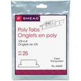 thumbnail image 5 of Smead Poly Hanging Folder Tabs Clear 25/PK 2.25 x 1/2 (64600), 5 of 8