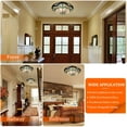 thumbnail image 4 of Capulina Tiffany 16" 3-Light Flush Mount Lights, 4 of 7