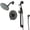 Matte Black, variant on Pioneer Faucets TD-4MT330-ADA-MB Motegi Shower Only Trim Package - Black