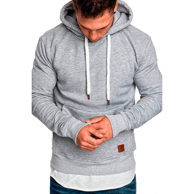 Sexyshine Otoño Invierno Casual Manga Larga Cuello Embudo Cuadros Jacquard Jersey Con Capucha Top Sudadera Sudaderas