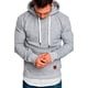 thumbnail image 1 of Sexyshine Otoño Invierno Casual Manga Larga Cuello Embudo Cuadros Jacquard Jersey Con Capucha Top Sudadera Sudaderas, 1 of 4