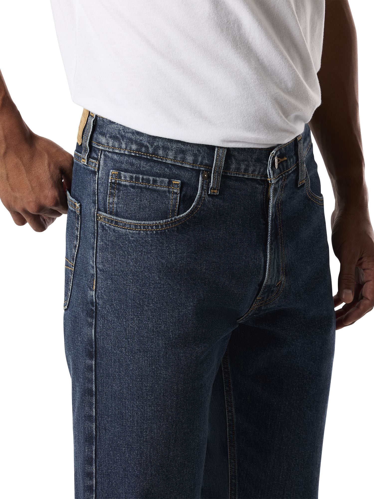 Levi Strauss Signature Men's and Big and Tall Relaxed Taper Jeans