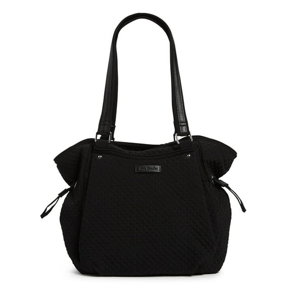 Vera Bradley Women's Microfiber Glenna Satchel Classic Black