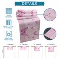 thumbnail image 6 of Pink Floral Butterflies Table Runner 72 Inches, Abstract Art Vintage Botanical Bed Runner Dresser Scarves Tabletop for Indoor Outdoor Parties/Ceremony/Banquet, 18" x 72", 6 of 9