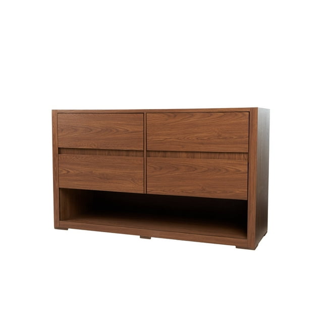 Comoda Cajonera Vanessa Nogal - Kessa Muebles