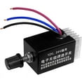 thumbnail image 1 of 1 Regulador de Velocidad del Motor DC 12 V/24 V 10 a Interruptor del Controlador de Velocidad del Motor para el Control del Calentador del Ventilador del CamióN del Coche, 1 of 5