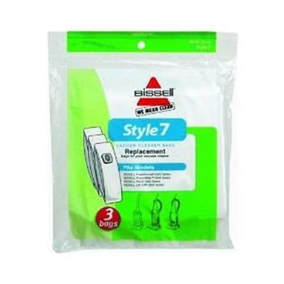 Bolsas para aspiradora Bissell Style 7, paquete de 3, blancas