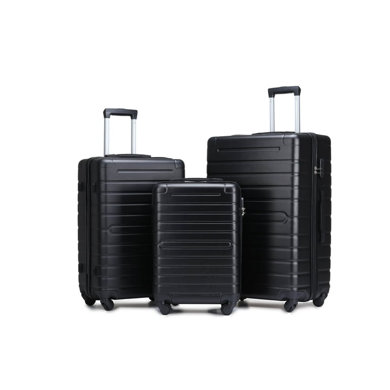 Merax Lightweight Spinner 3 Piece Luggage Set Walmart