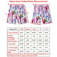 thumbnail image 5 of Alpine Swiss Mens Swim Shorts Beach Trunks Boardshorts Volley Shorts Quick Dry Swimwear Floral Volley Short XL, 5 of 7