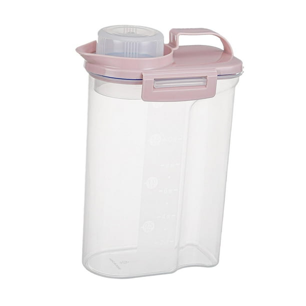 Dispensador de cereales Macarena Contenedor de almacenamiento de cereales 25 kg rosa