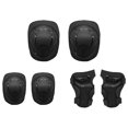 thumbnail image 1 of Juego de rodilleras para niños 6 en 1, equipo de protección, rodilleras, coderas con muñequeras, almohadillas de protección de seguridad para niños para patinar, ciclismo, patinaje, 1 of 7