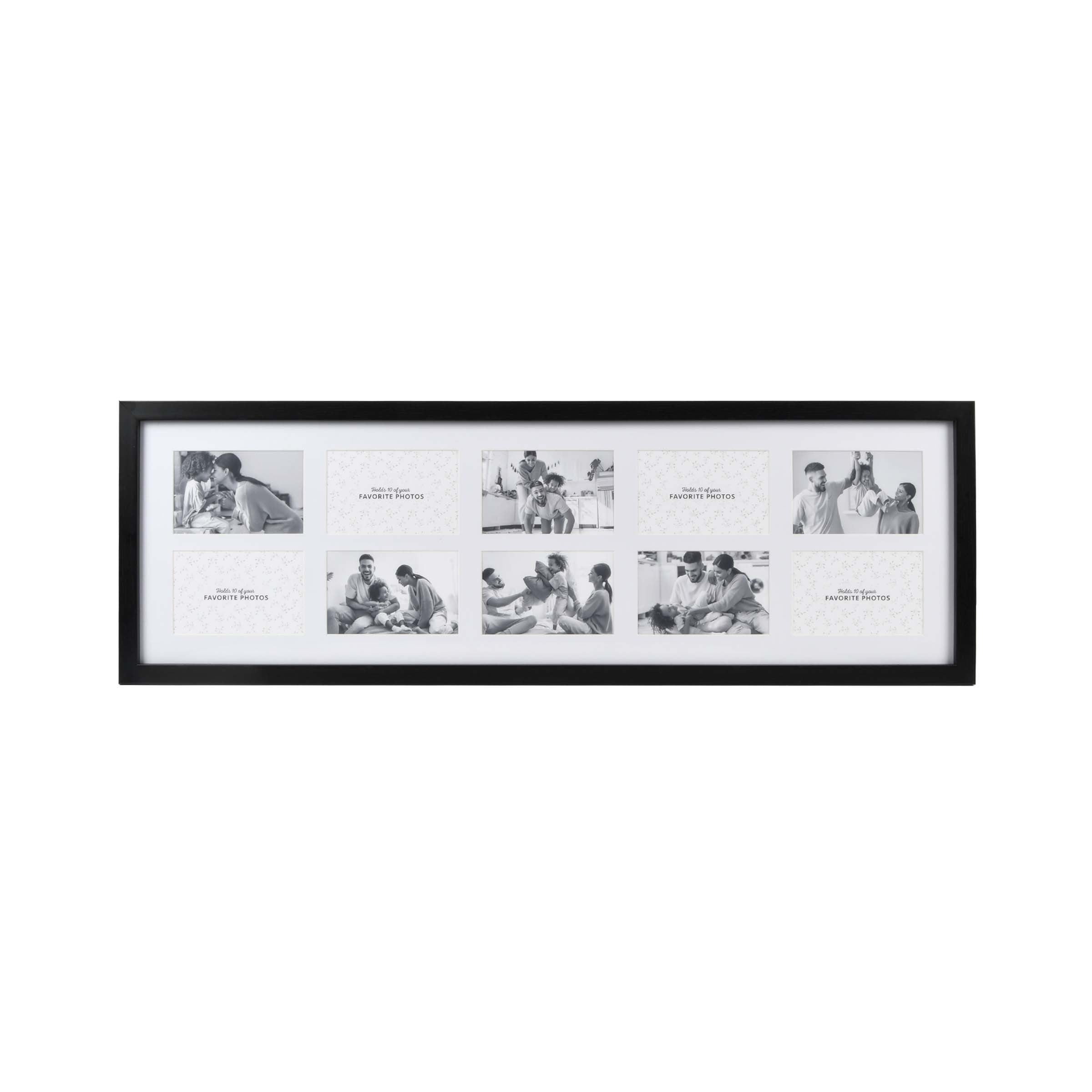 Cadre Photo Mural 11x15 Pouces - Noir - Montage Horizontal/vertical - Style Moderne - Neuf