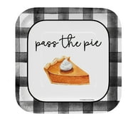 Way to Celebrate Farmhouse Thanksgiving Dessert Plates, 10 ct