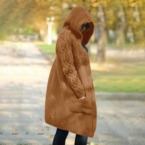 Long shop hooded sweater