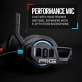 thumbnail image 3 of RIG 300 PRO HN Nintendo Switch Gaming Headset – Switch, Switch 2, PS5, PS4, Xbox Series X, Xbox Series S, Xbox One, Mobile & Laptop with 3.5mm - Flip-to-Stow Mic, 40mm Speakers – Black/Blue/Red, 3 of 8