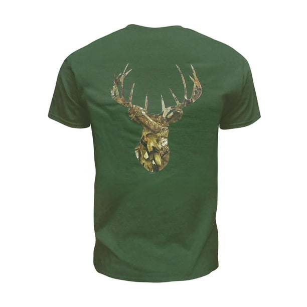 Mossy Oak - Mossy Oak Men's Deer Head Break-up Country Camo T-Shirt ...