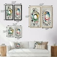 thumbnail image 4 of Designart "Seance Occult Mystical Visions I" Modern Geometric Framed Wall Art Set Of 2 - Modern White Gallery Wall Frame Set For Home Decor, 4 of 6