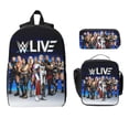 thumbnail image 2 of 17IN Wres-Tler W-W,E Backpack with Insulated Lunch Box Pencil Case 3PCS Laptop Bookbag Set, 2 of 8